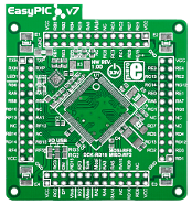 EasyPIC Fusion v7 Empty MCU Card