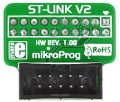 mikroProg to ST-Link v2 Adapter