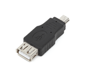 miniUSB-B Male to USB-A Female Adapter